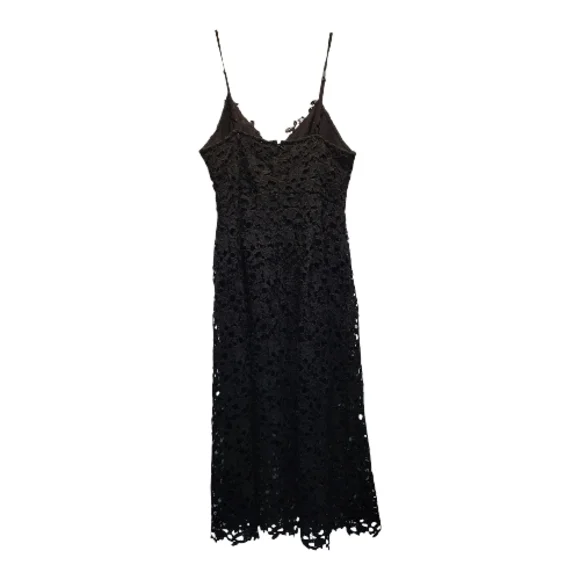 ASTR the Label Elegant Black Lace Illusion Midi Dress - Size XL - Picture 5 of 11